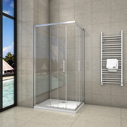 Corner entry shower enclosure - corner,