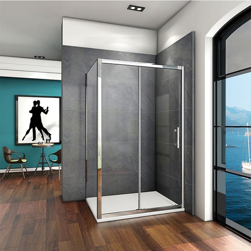 Sliding shower enclosure - sliding, walk