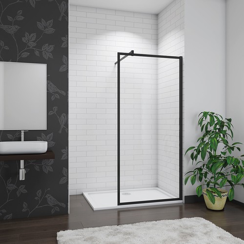 Black matt shower enclosure - matt,