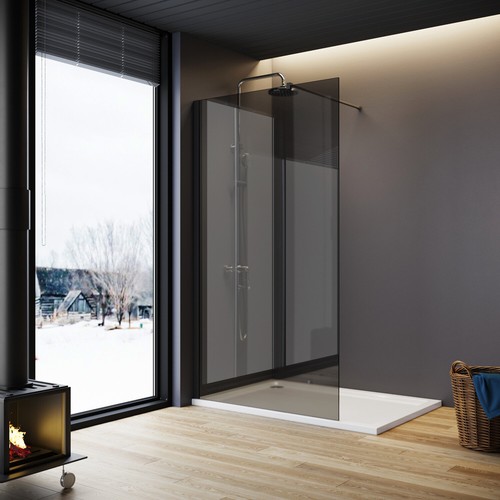 Black walk shower - in,