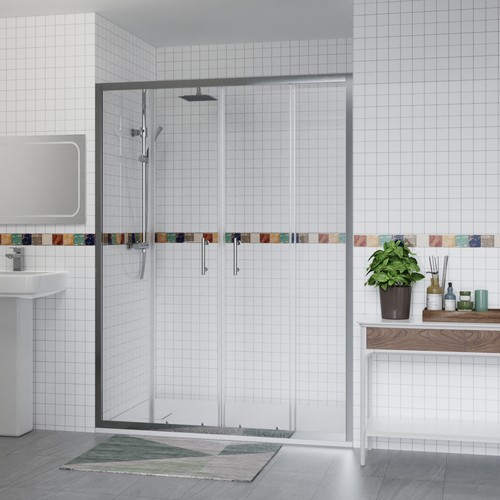 Double sliding door walk - sliding, in