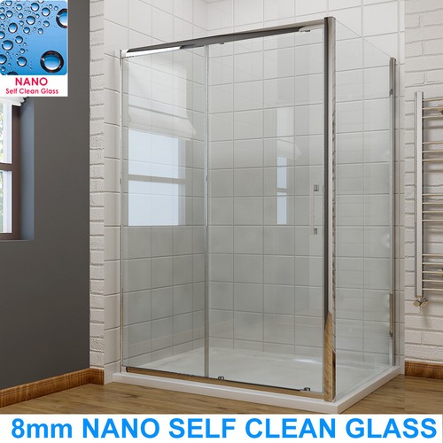 Sliding door shower enclosure - sliding,