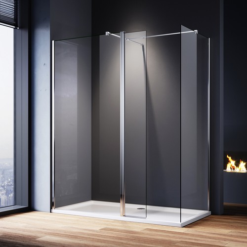 Walk shower enclosure - walk, in