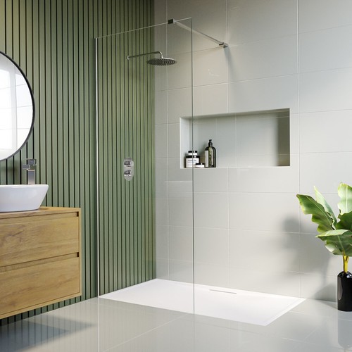 Walk shower enclosure - walk, in