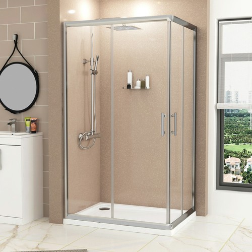 Corner entry shower enclosure - corner,