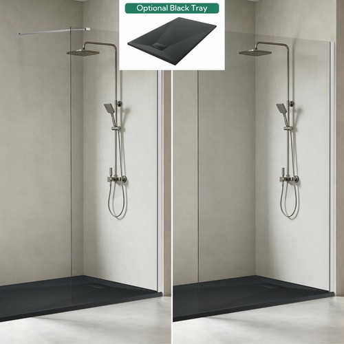 Walk shower enclosure - shower,