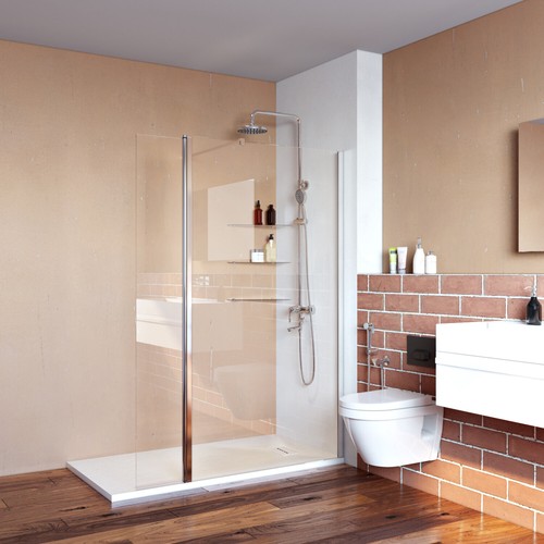 Walk shower enclosure - walk,