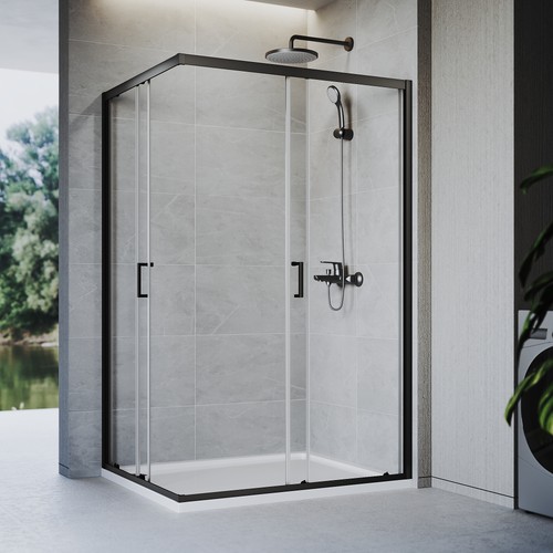 Black frame corner entry - frame,