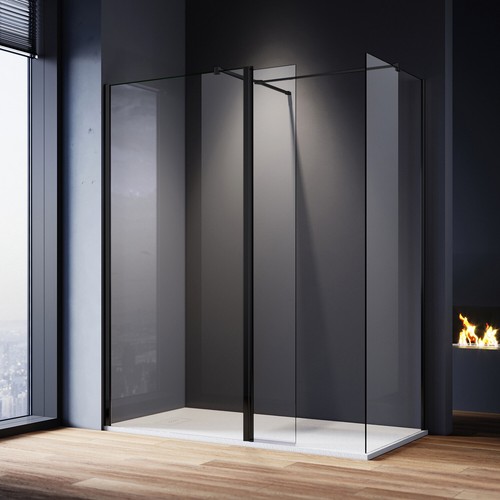 Black frame shower enclosure - frame,