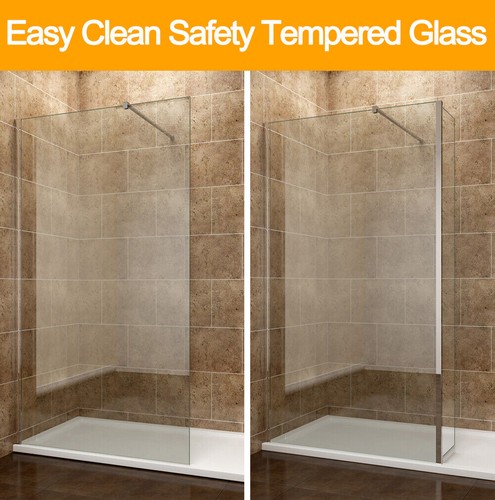 Frameless walk shower - frameless, in