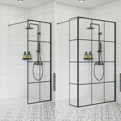 Black grid walk - grid, room