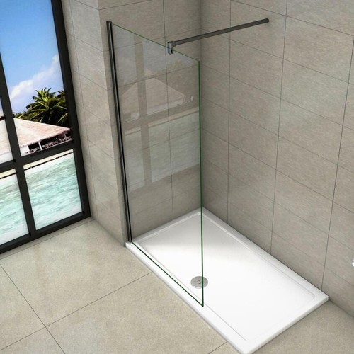 Bathroom walk wet room - walk, in