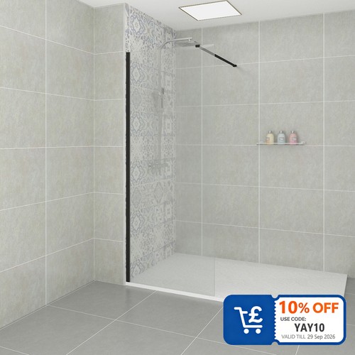 Walk wet room shower screen - in,