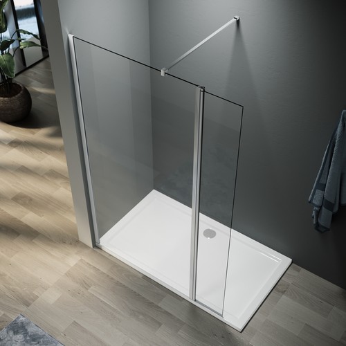 Walk shower enclosure and - walk,
