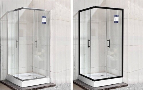 Corner entry shower enclosure - corner,